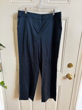 St John Dark Blue trouser straight leg pants 12